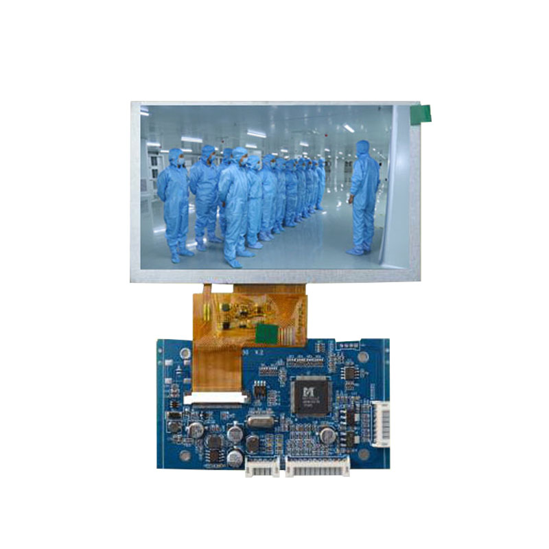 5.0寸高清液晶屏配VGA驅(qū)動板 800*480分辨率